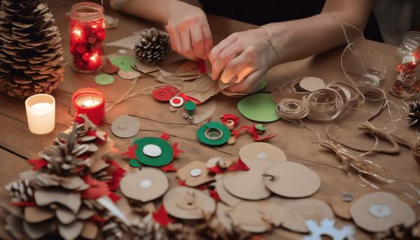 Comment fabriquer ses décos de Noël avec des matériaux recyclés