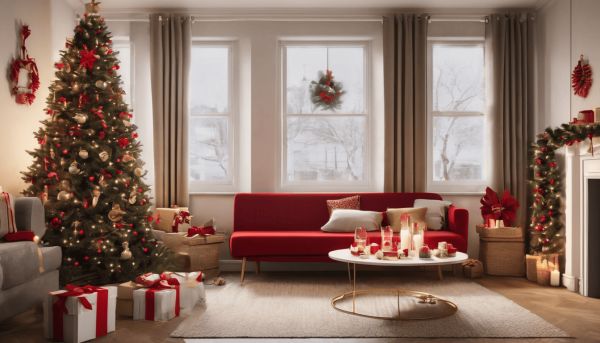 Déco Noël petit logement : idées optimisées pour un espace limité