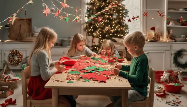 Fabriquer facilement des décorations de Noël avec des enfants