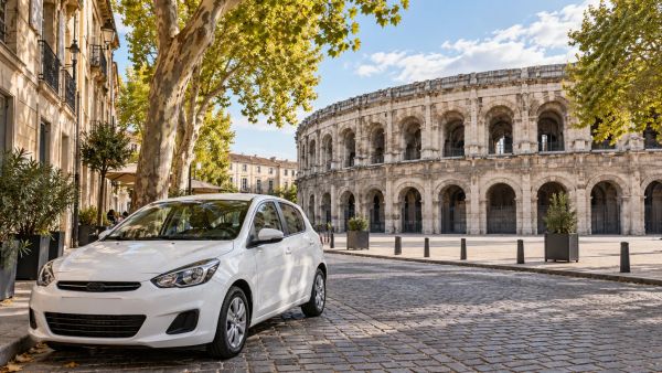 Location de voitures à Nîmes dès 22 € par jour